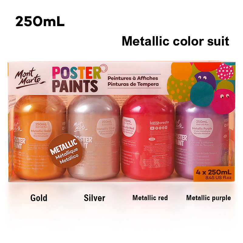 Costume de couleur métallique