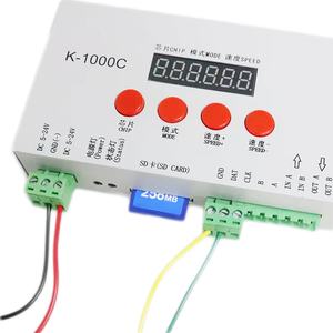 K1000C scheda SD RGB programmabile Pixel Led Controller Full Color DMX Controller per RGB RGBW luce LED - Product Image 3