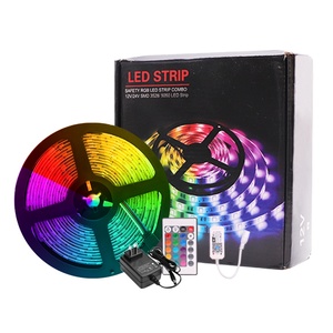 ไฟ LED ควบคุมผ่านแอป WiFi ระยะไกล5ม. ไฟเส้น LED สร้างบรรยากาศหลากสีอัจฉริยะไฟตกแต่งงานปาร์ตี้ - Product Image 1