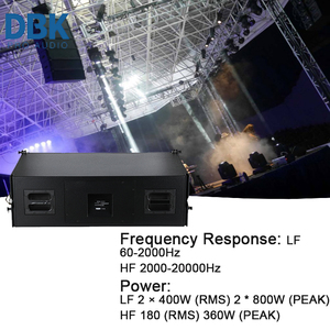 مكبر صوت داخلي/خارجي مزدوج 12 بوصة صفيف خط مكبر صوت خشبي خزانة مزدوجة 12 بوصة يعمل بنظام مكبر صوت LA - Product Image 3