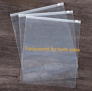 מט שחור רב פעמי זרבוקים פלסטיק שקוף שקוף עבור בגדים אריזת רוכסן תיק בגד - Product Image 6