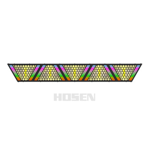 5x60w COB RGB 3in1 Strips Flash Retro <strong>LED</strong> Background Light HS-R0560 - Product Image 1