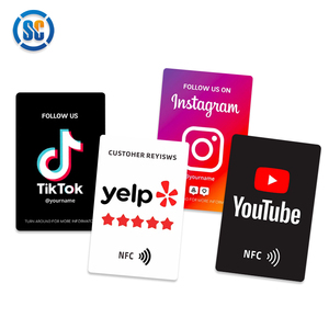 Custom Programmable Social Media Nfc 213 google Nfc Review Card German Membership Changeable Qr <strong>Code</strong> for Social Media Strategi - Product Image 5