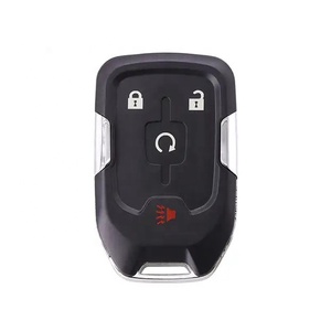 Camaro Keyless Remote <strong>Key</strong> for Car <strong>Key</strong> 3+1 Buttons with <strong>Key</strong> Blade Without Logo Concave - Product Image 1