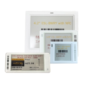 1.8 inç dört renk Eink etiketleri Epaper ekran Pricer Esl özel fabrika 2.13 elektronik-raf-etiketi-esl e-mürekkep dijital fiyat etiketi - Product Image 1