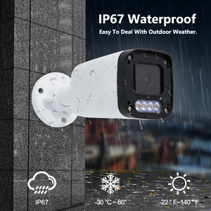 AI Cctv批发OEM 2MP 3MP 4MP 5MP 6MP 8MP子弹Ip安全网络摄像机Poe Colorvu摄像机 - Product Image 3