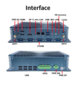 Factory's <strong>X86</strong> Core I5 1235U Mini PC Industrial Control <strong>Computer</strong> with Triple Display 4K Video Micro Mini PCs for Multiple Screens - Product Image 2