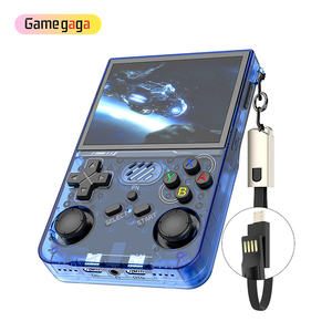 Yo R36XXハンドヘルドゲームコンソール64GBアップデートWifi機能サポート2人用レトロビデオゲームコンソールPSP用