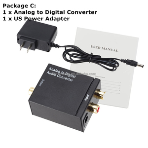 <strong>Analog</strong> to Digital Audio Converter ADC RCA <strong>Analog</strong> to Digital Optical Toslink Coaxial Audio Converter Adapter - Product Image 6