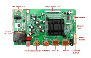 27 дюймов BOE 4K TFT ЖК-модуль MV270QUM-N20 с поддержкой 3840*2160(RGB) и RTD279513 V1.0 ЖК-контроллер - Product Image 4