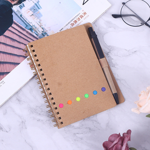 Custom Notepads <strong>with</strong> Pen and Sticky <strong>Notes</strong> Personalized Sticky <strong>Notes</strong> Kraft Paper <strong>Notebook</strong> Mini Small <strong>Notebook</strong>