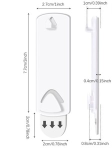 <strong>Command</strong> Wire-Back Frame Hanger <strong>Command</strong> Sawtooth Picture Hanger White with <strong>Command</strong> Mounting Refill Strips - Product Image 5