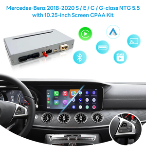 Kotak pintar antarmuka Video otomatis <span class=keywords><strong>Android</strong></span> dan CarPlay nirkabel khusus untuk Mercedes Benz NTG5.5 2016 2022 dengan layar 10.25 inci - Product Image 2