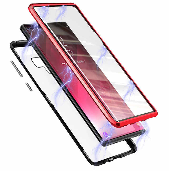 Smartphone Case Strong Glass Magnetic Protective Cell Cover Mobile Phone Bags for Iphone X Pro Max 6 7 8 12 13 Case