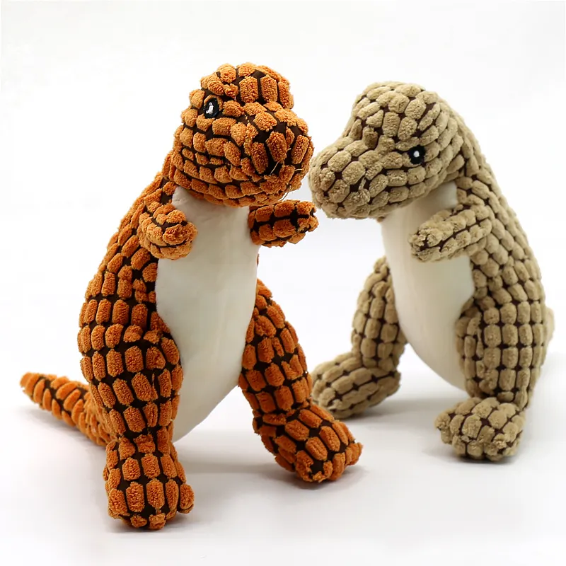 AUGLEKA Commercio All'ingrosso bambola Animale di peluche dinosauro pet chew di aspirazione tazza di cane pet molare morso giocattolo
