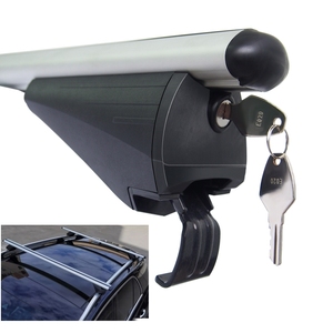 Thiết Kế Mới Nhà Máy Trực Tiếp New Phổ Hợp Kim Nhôm Khóa An Toàn Xe Đạp Giá Top Crossbar Xe Đạp Hành Lý Tàu Sân Bay Roof Rack - Product Image 3