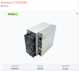 مورد التعدين الأعلى من ACTminer bitmine Antminer L9 Scrypt <span class=keywords><strong>Asic</strong></span> Miner 17/16gh/s التعدين عالي الكفاءة لـ Ltc/doge ( - Product Image 3