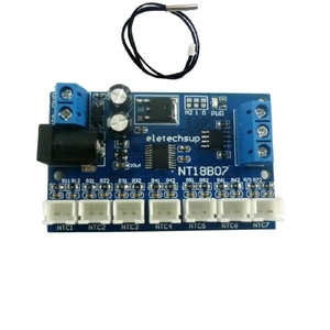 Placa de Sensor de temperatura 7CH RS485, módulo de adquisición remota Modbus Rtu para grabadora sin papel PLC - Product Image 1