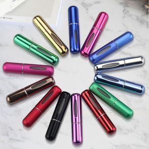 Chai xịt nước hoa mini 5ml có thể nạp lại, chất liệu nhựa, dạng bỏ túi, kèm nắp nhôm - Product Image 3