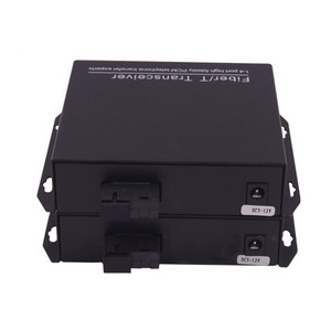 20KM 4-Kanal PCM Multiplexer Telefons ender Glasfaser konverter und Transceiver - Product Image 2