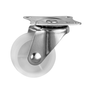 CMCL Leichte Industrierollen Hersteller Polyolefin 50mm 2 Zoll Kleine PP-Schraubmontierte M8 Gewindestangen-Lenkrollen - Product Image 1