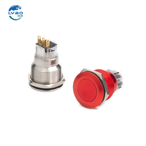 LVBO Ip67 22mm Metal Waterproof Momentary Piezo <strong>Switch</strong> 4A 12VDC Led Touch Button <strong>Switches</strong> <strong>12x12</strong> Push Button Micro <strong>Switch</strong> - Product Image 1