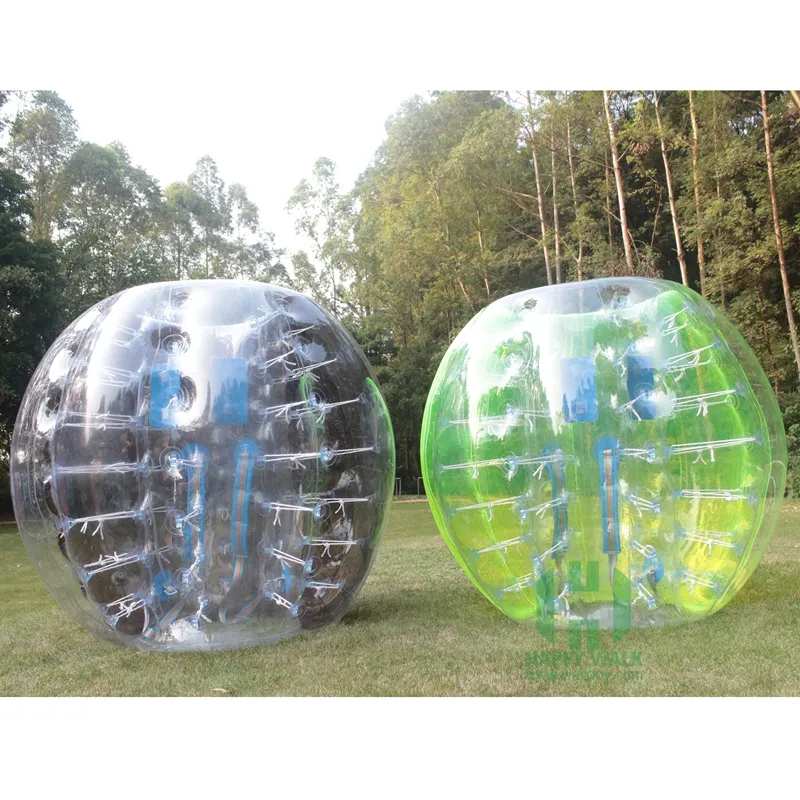 Ballons de football gonflables commerciaux Zorb pour enfants pas cher PVC & PU boules d'eau pour hamster humain Logo personnalisé piscine de plage utilisation en extérieur