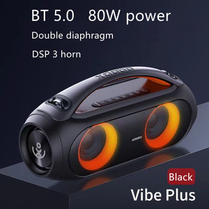 Xdobo Hot Selling 80W <strong>Vibe</strong> Plus Portable Type-c Stereo RGB Light Speakers Handle Subwoofer Blue Tooth Loudspeakers - Product Image 4