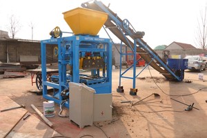 Máquina semiautomática de fabricación de bloques huecos, 220V, fabricante de ladrillos de hormigón de cemento con componentes de núcleo PLC, para fabricación de bloques - Product Image 6