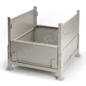 כבד החובה נוקשה גיליון מתקפל מתכת פחי רכב תואם אחסון פלדה מכולות - Product Image 3