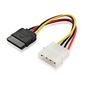 4 pinli erkek konnektör ve 15 pinli dişi SATA konnektörü ile IDE seri Port güç kablosu sabit Disk veri kablosu - Product Image 3