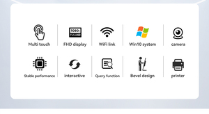 كشك استقبال شركة تفاعلية مخصصة للتعرف على الوجه Kiosk-43 بوصة محطة تحقيق ذاتي SDK لمواقف السيارات - Product Image 4
