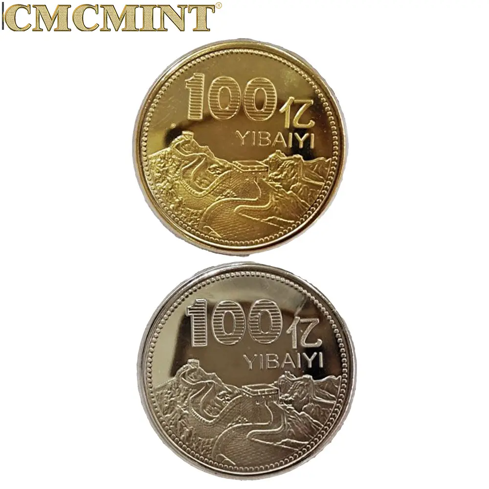 Recuerdo de imagen 3D Logotipo sexy Recuerdo de metal Moneda antigua