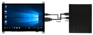 Raspberry Pi5 5 Zoll 800 X480 HD Kapazitive Touchscreen-Anzeige Glasscheibe 5.0 LCD H Für RSP Pi5/4B Computer Monitor LCD RSP - Product Image 4