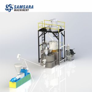 Misturador De PVC Misturador De Plástico Sistema De Mistura De Dosagem Automática De PVC