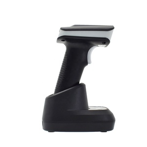 Desktop <strong>QR</strong> <strong>Code</strong> Bluetooth Wireless Barcode Scanner <strong>Ios</strong> <strong>Android</strong> 2D Barcode Scanner With Cradle and Screen - Product Image 4