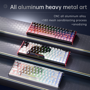 AJAZZ ALUX68 RGBワイヤードゲーミングメカニカルキーボードタイプC磁気スイッチ & ホットスワップ機能付き - Product Image 3