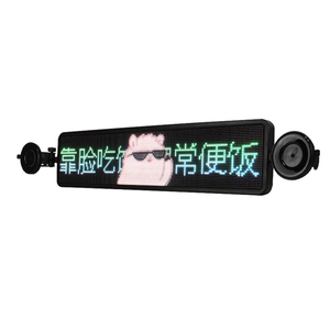 Tablero de visualización de señal de coche con Control de voz, pantalla Led inteligente de 12v programable con aplicación para mensajes y cigarrillos - Product Image 1