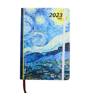 Kid anime cancelleria ricaricabile jordals plain van gogh custom sublimation journal blanks a5 notebook cover bulk leather - Product Image 3