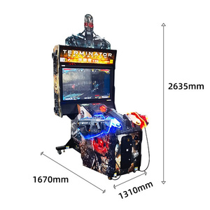 42 inç terminatör kurtuluş Arcade sikke işletilen silah simülatörü kaynak fabrika iki oyuncu Video oyunu makinesi - Product Image 3