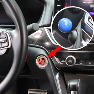 ボタンステッカーロッカーレバーエンジンスタートストップボタン自動車用ワンタッチスタートボタンスターターカバー - Product Image 2