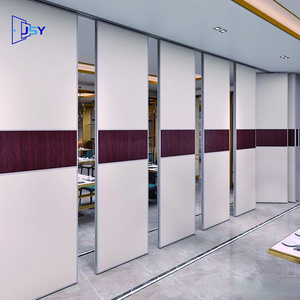 ألواح جدارية قابلة للطي من الخشب الصوتي ، مقسم غرفة مرن ، ورشة عمل مدرسية ، مستودع قابل للنقل عازل للصوت - Product Image 2