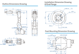 Brazo robótico colaborativo multifuncional de aleación de aluminio de 6 ejes - Product Image 3