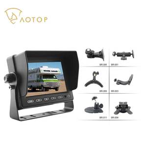 3Ch <strong>CVBS</strong> Signal 5&quot; Motorhome RV Left Right Rear View Blind Zone Safety Surveillance Monitor 1 Way Reverse Camera Reversing Aid - Product Image 3