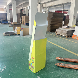 Nhà sản xuất tùy chỉnh <span class=keywords><strong>Pop</strong></span> đồ chơi các tông sàn hiển thị đứng đồ chơi sang trọng sóng Bảng hiển thị cho siêu thị - Product Image 3