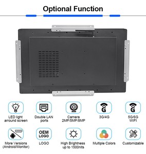 I3 i5 i7 i9 Industrieller offener Rahmen 21 21,5 22 Zoll kapazitiver Full-HD-LCD-Touchscreen-Monitor - Product Image 3
