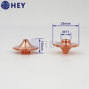 高性价比D28 HSG单双层高速激光喷嘴，用于PRECITEC WSX Raytools和其他激光切割头 - Product Image 2