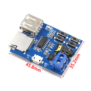 Scheda di decodifica MP3 Lossless TF Card U disco MP3 formato decodificatore scheda modulo amplificatore decodifica lettore Audio - Product Image 3