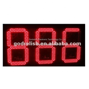 Godrelish Red 3-Digital Day Countdown und Count Up Timer Große LED-Anzeige Elegante Tage Timer Uhr