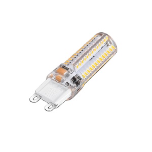 220V G9 LED ampul 104led SMD3014 silikon Led ışık ampul beyaz/sıcak beyaz aydınlatma yerine halojen kristal avize ışığı - Product Image 1